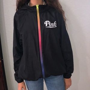 BLACK WINDBREAKER